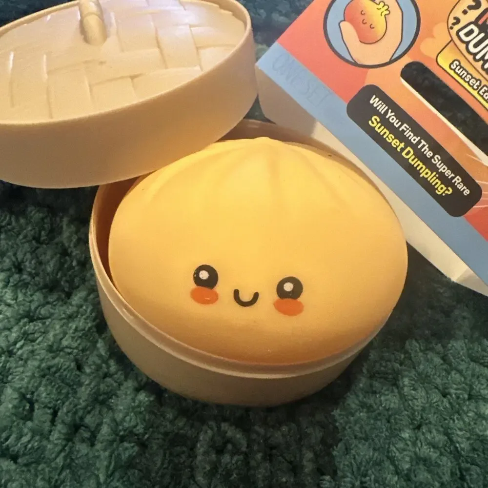 Mystery Dumpling SUNSET Edition Five Below Authentic Opened Box Light Orange